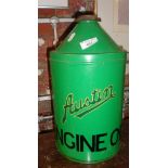 An Austin Engine Oil can