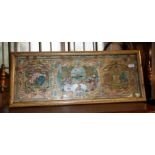 1920's cigar label art decoupage tray