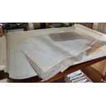 Large collection of large scale (1:2500) Ordnance Survey maps including Bridport, West Dorset and