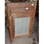 Victorian pine and metal food larder