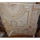 An Aubusson rug in good condition, 51" x 77"