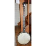 5 string banjo - The Windsor Popular (A/F), c. 1920's