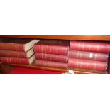 Collection of nine books, c. 1900's by Herbert Spencer - a 3 volume set Principles of Sociology, 2