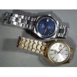 Two gents wristwatches comprising a Tissot PR50 and a Seiko Actus.