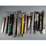 Writing Instruments - A collection of pens, propelling pencils and similar.