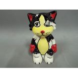 Lorna Bailey - a figurine depicting a cat entitled 'Ali Cat'