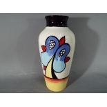 Lorna Bailey - a vase decorated in the Lakeside pattern, signed,