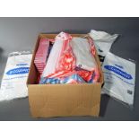 A large quantity of various sized carrier bags,