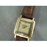 A gentleman's vintage wristwatch, Newmark,