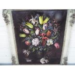 Patricia Rhodes - Flower Piece, a framed oil on canvas,