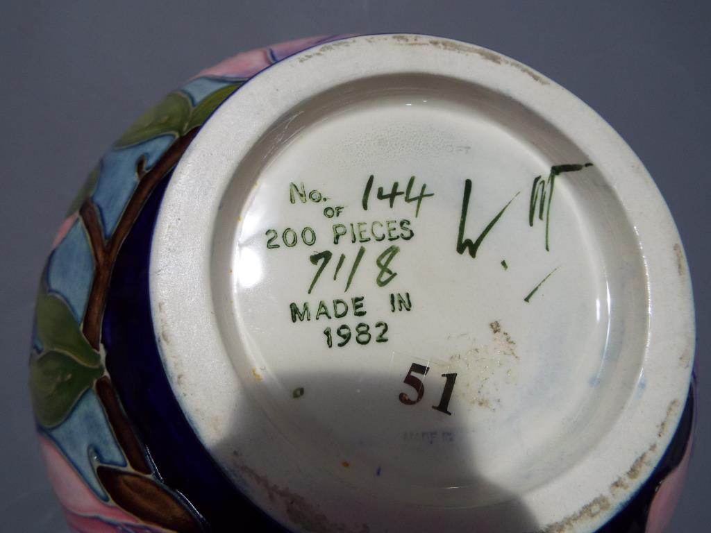 Moorcroft - A limited edition Moorcroft Pottery footed bowl, - Image 3 of 3