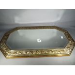 A good quality bevel edged wall mirror 41 cm x 72 cm