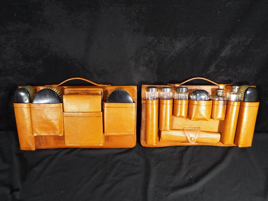 An early 20th century crocodile travelling dressing case by the North West Tanner and Co Limited - Image 7 of 8