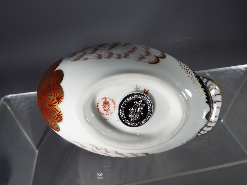 Royal Crown Derby - a paperweight depicting a duck, - Image 2 of 2
