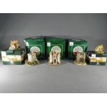 A quantity of British Heritage Lilliput Lane ornaments to include Round Tower Windsor Castle L2212,