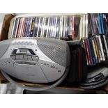 Sony - a Sony CFO-5150L CD Radio cassette recorder with power lead and a quantity of CD to include