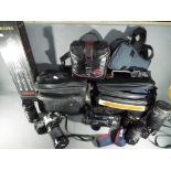 Photographic Equipment - A quantity of photographic equipment to include Sony Handycam,