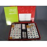 Mah Jong - a Mah Jong set with beginner's handbook by Futami Kogeisha with carry case