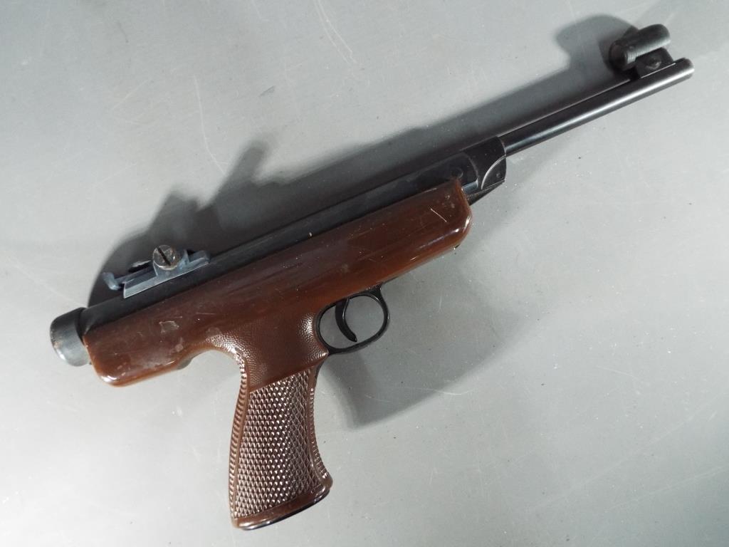 An 'Original' Model 5 .22 cal break action target air pistol contained in original box. - Image 3 of 3