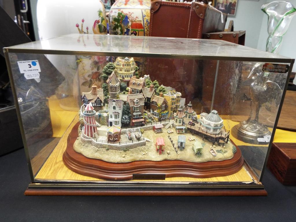 An extremely large, limited edition, Lilliput Lane model entitled 'Beside The Seaside' # L2320,