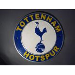 A cast iron Tottenham Hotspur wall plaque, 24 cm (d).