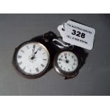 A lady's Victorian silver cased key-wind pocket watch,