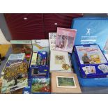 A good mixed lot to include Winsor and Newson painting set, Boldmere acrylic set,