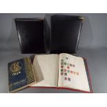An album containing a quantity of foreign stamps,
