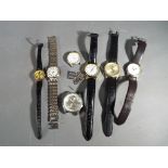 A collection of seven wrist watches to i