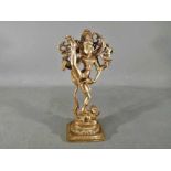 Buddha - A 19th century bronze figure depicting Nataraja Shiva in Urdhva Tandava yoga pose,