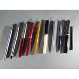 A collection of pens to include Sheaffer, Parker 45, Papermate and similar.