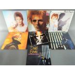 David Bowie - A collection of 33 RPM vinyl records by David Bowie to include Space Oddity, Stage,