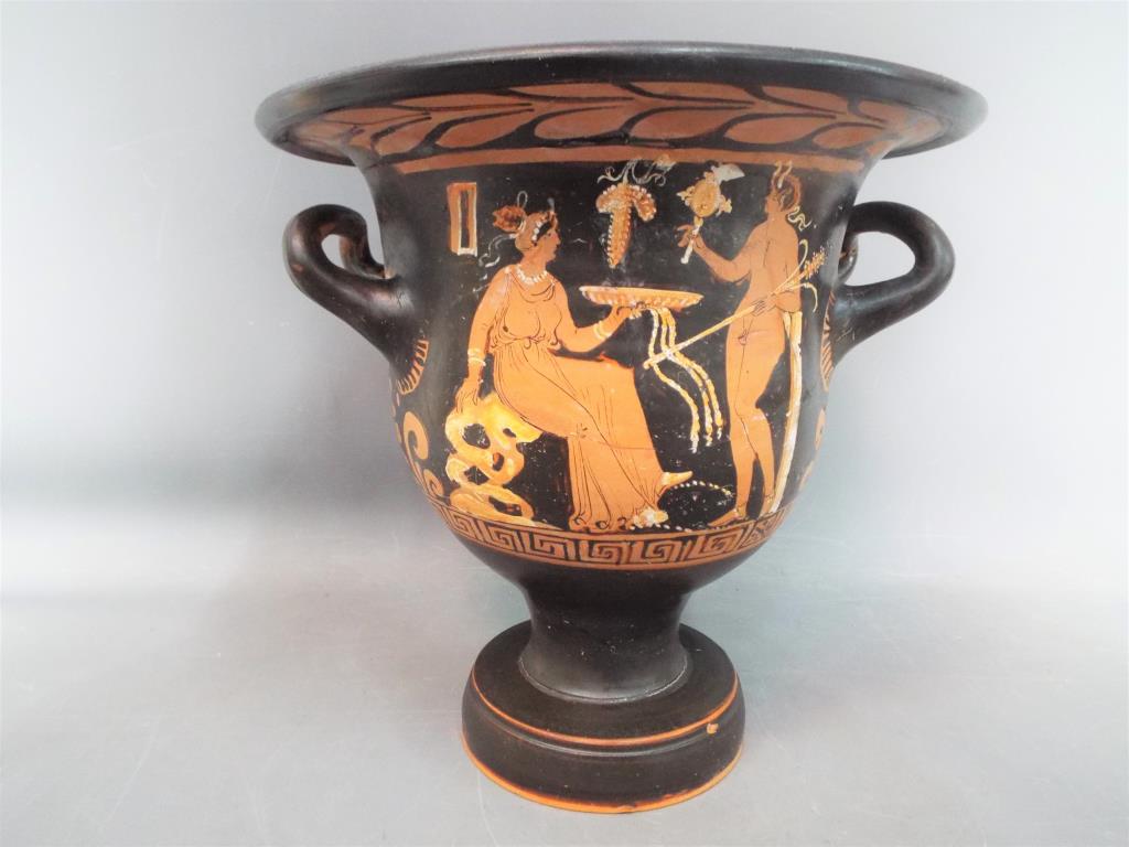 5th - 4th Century BC - A Greek red figure bell krater, c.