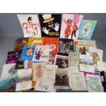 A collection of ephemera to include theatre programmes, Royal wedding souvenir programmes,