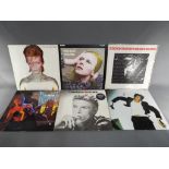 David Bowie - A collection of 33 RPM vinyl records by David Bowie to include ChangesOneBowie,