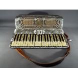 A vintage piano accordion by Fontanella,