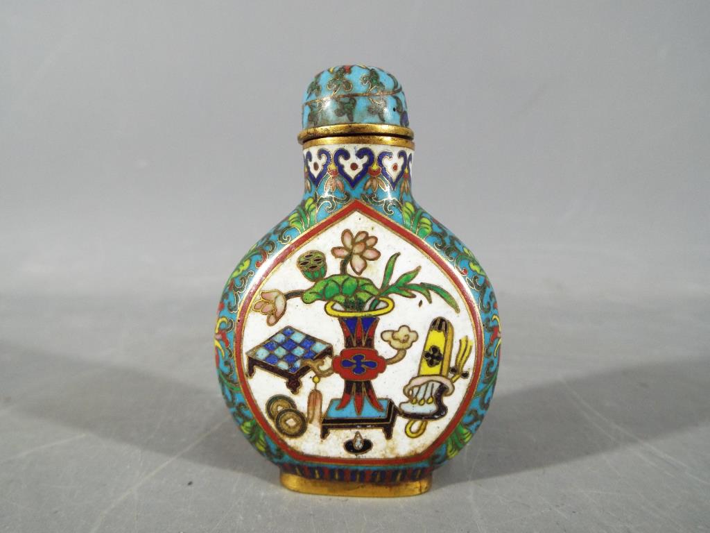 A 19th century Chinese cloisonné enamel