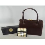 Handbags - Purses - a good qualirt leather Ackery of London handbag in original box and two two