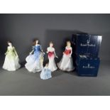 Royal Doulton - Five Royal Doulton lady figurines to include HN4041 Rebbeca, HN4111 Alice,