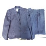 DKNY - a DKNY navy blue trouser suit,