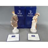 Royal Doulton - Two figurines from the Royal Doulton Classique Collection comprising Felicity #