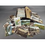 Deltiology - an all period accumulation in excess of 500 postcards comprising largely UK
