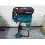 A Bosch AXT 2200HP electric garden shredder.