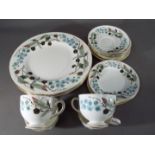 Wedgwood - a collection of Wedgwood ceramic dinner service decorated in the Spring Morning pattern