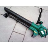 Gardening - an electric leaf blower / vacuum