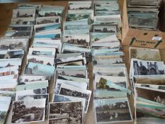Deltiology - a collection in excess of 400 predominantly early to mid period postcards and a few