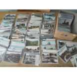 Deltiology - a collection in excess of 350 predominantly early period postcards,