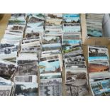 Deltiology - a collection in excess of 500 predominantly early to mid period postcards,