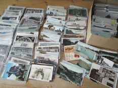 Deltiology - a collection in excess of 500 predominantly early to mid period postcards,