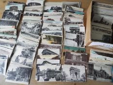 Deltiology - a collection in excess of 500 predominantly early period French postcards